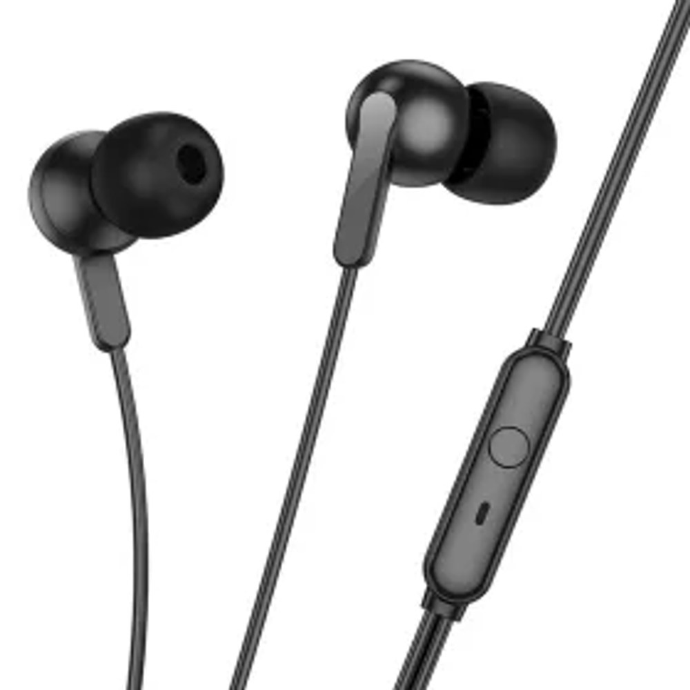 Drátová sluchátka HOCO Jack 3,5 mm s mikrofonem M124 bílá