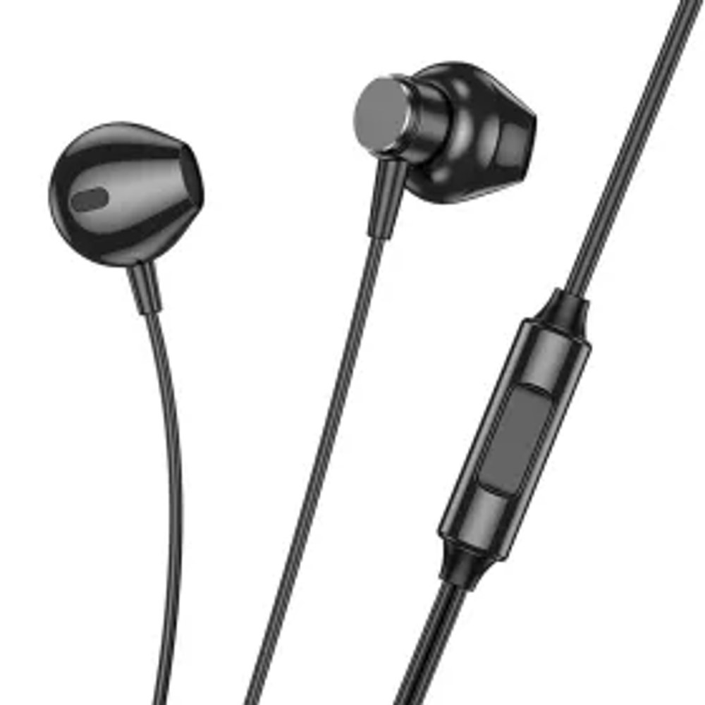 Drátová sluchátka HOCO Jack 3,5 mm s mikrofonem M125 černá