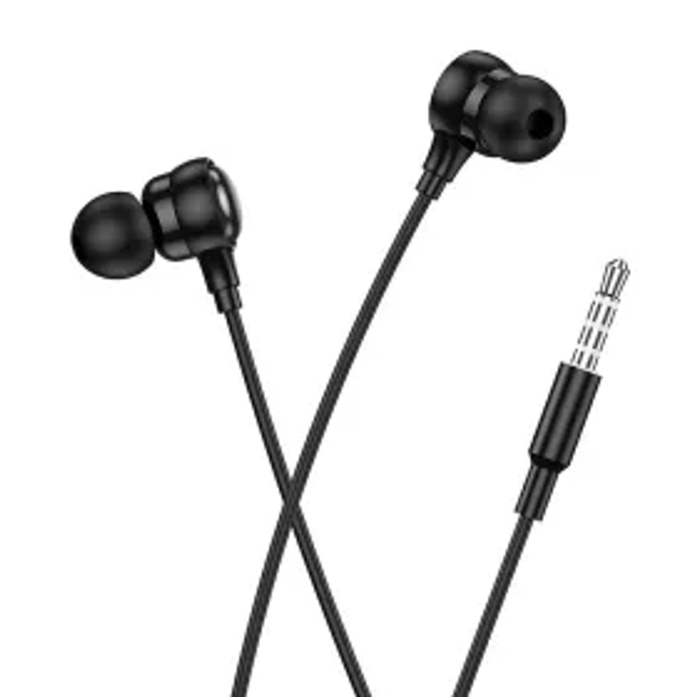 Drátová sluchátka HOCO Jack 3,5 mm s mikrofonem M116 černá