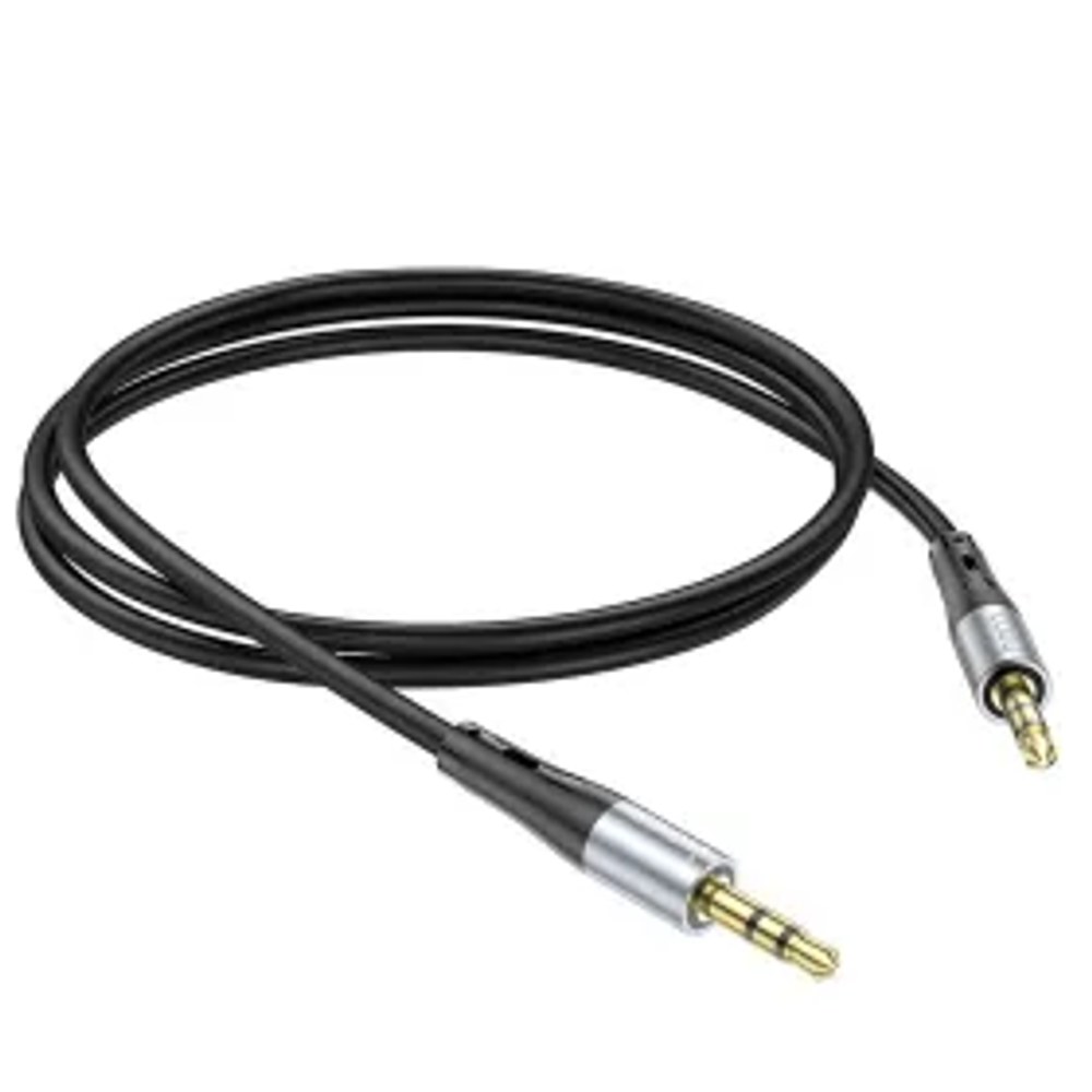 HOCO kabel AUX Jack 3,5 mm (samec) na Jack 3,5 mm (samec) UPA22 1 m černý