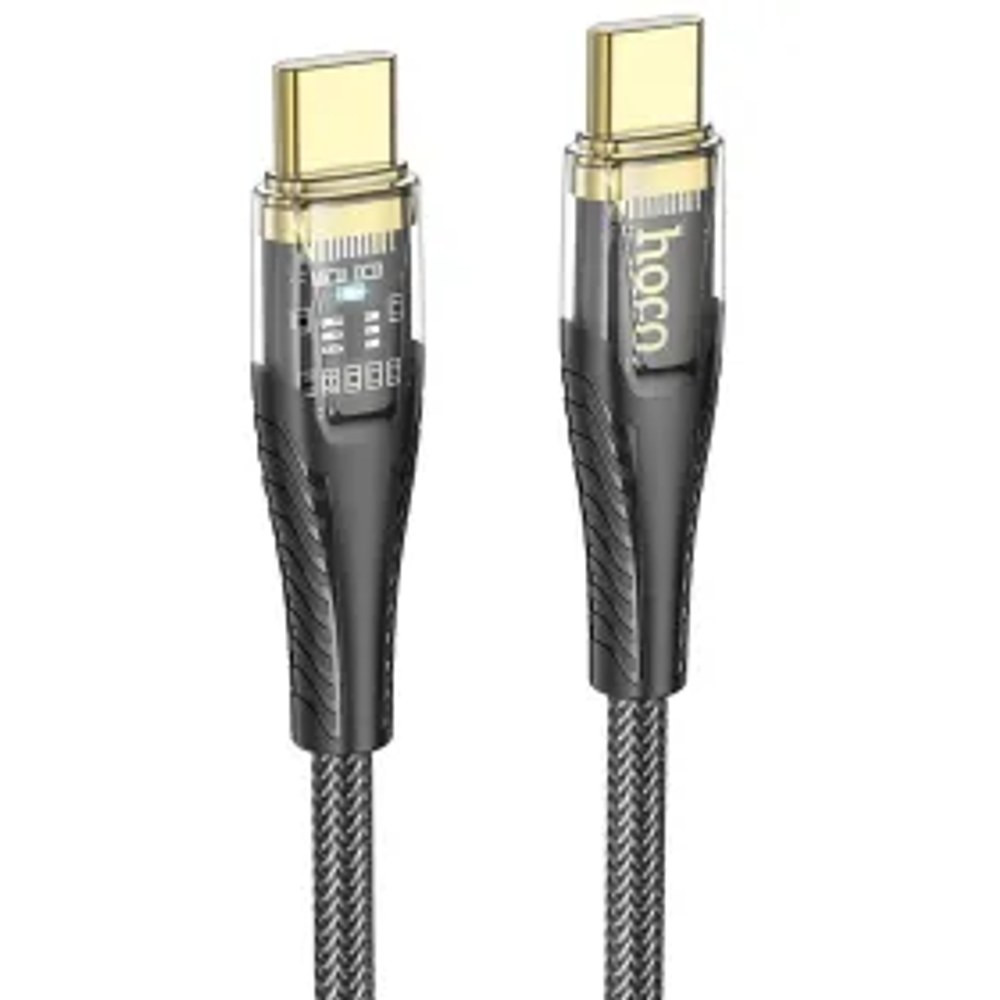 HOCO kabel typ C na typ C 3A 60W U121 1,2 m černý