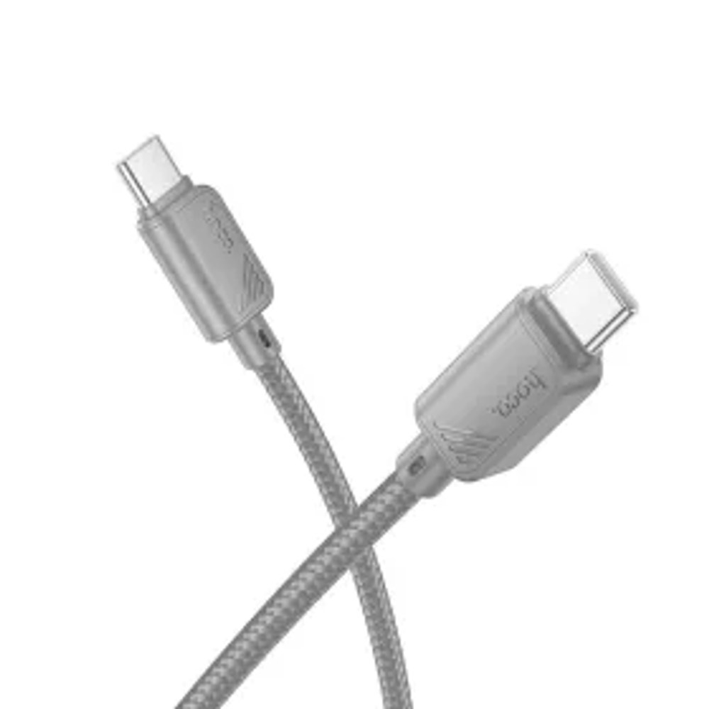 HOCO kabel typ C na typ C 3A 60W X113 1 m šedý