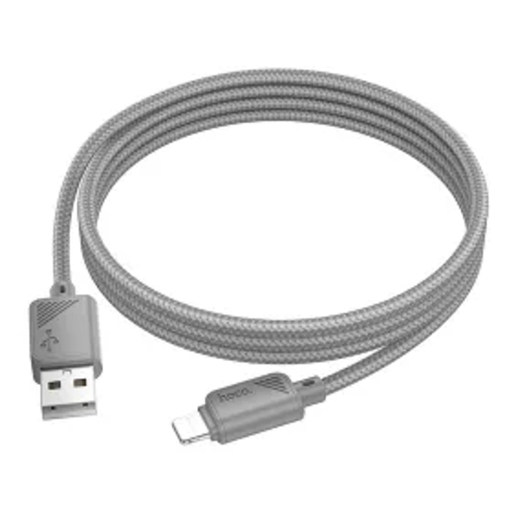 HOCO kabel USB A na Lightning 2,4A X113 1 m šedý