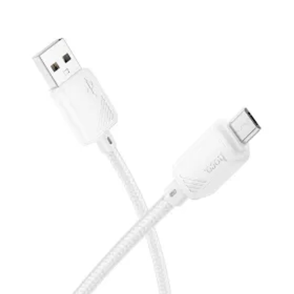 HOCO kabel USB A na Micro USB 2,4A X113 1 m bílý