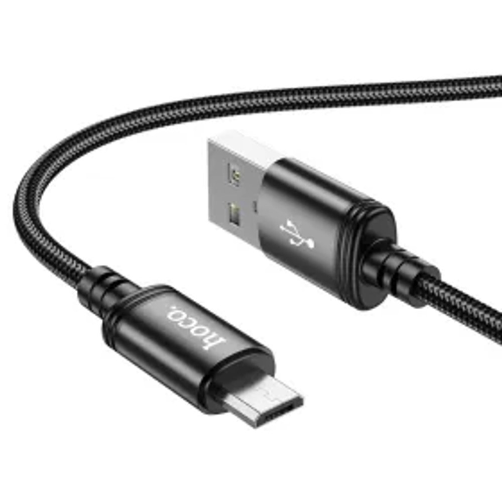 HOCO kabel USB A na Micro USB 2,4A X89 1 m černý