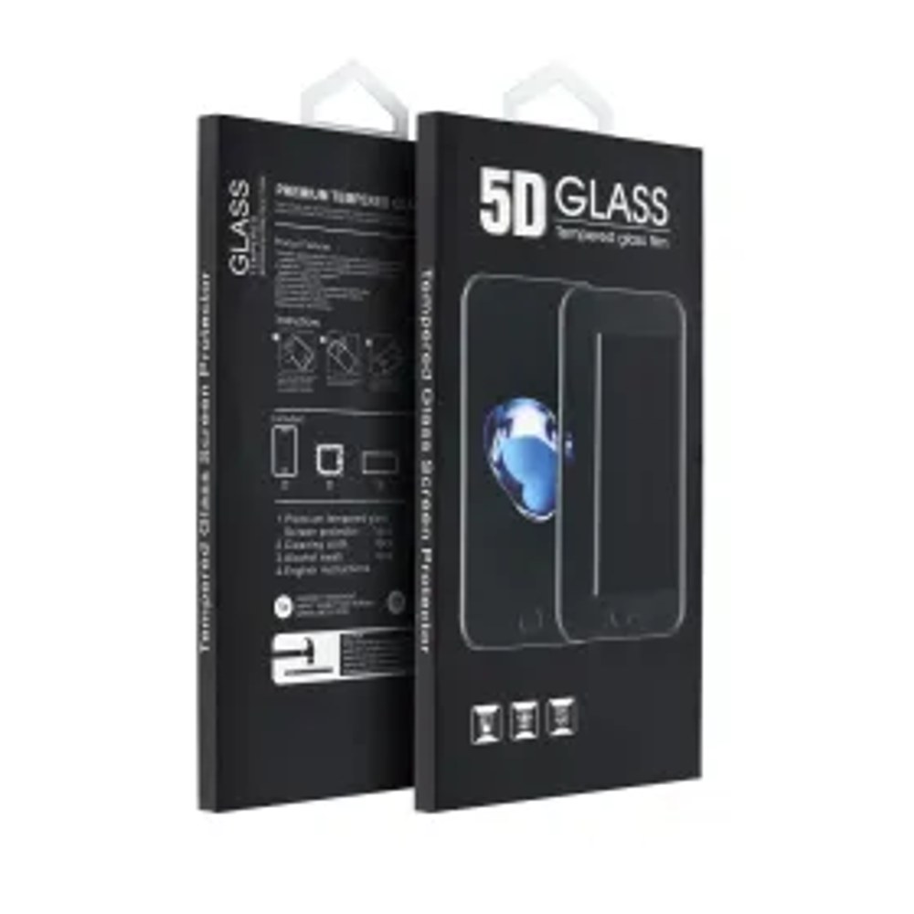 Tvrzené sklo 5D Full Glue - pro Realme 14 Pro+ 5G černé