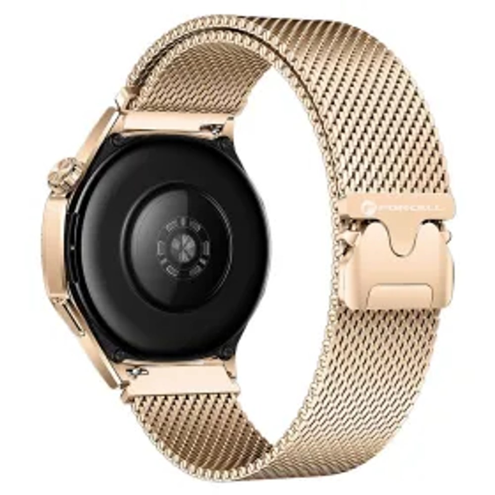 F-DESIGN FS10 ocelový řemínek pro hodinky SAMSUNG Watch 20 mm zlatý