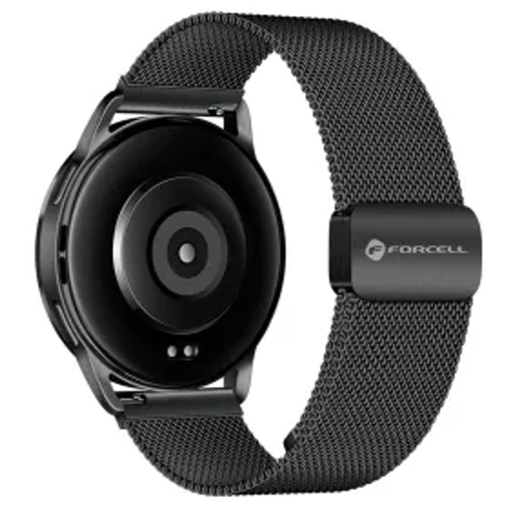 F-DESIGN FS11 magnetický ocelový řemínek pro hodinky SAMSUNG Watch 22 mm černý