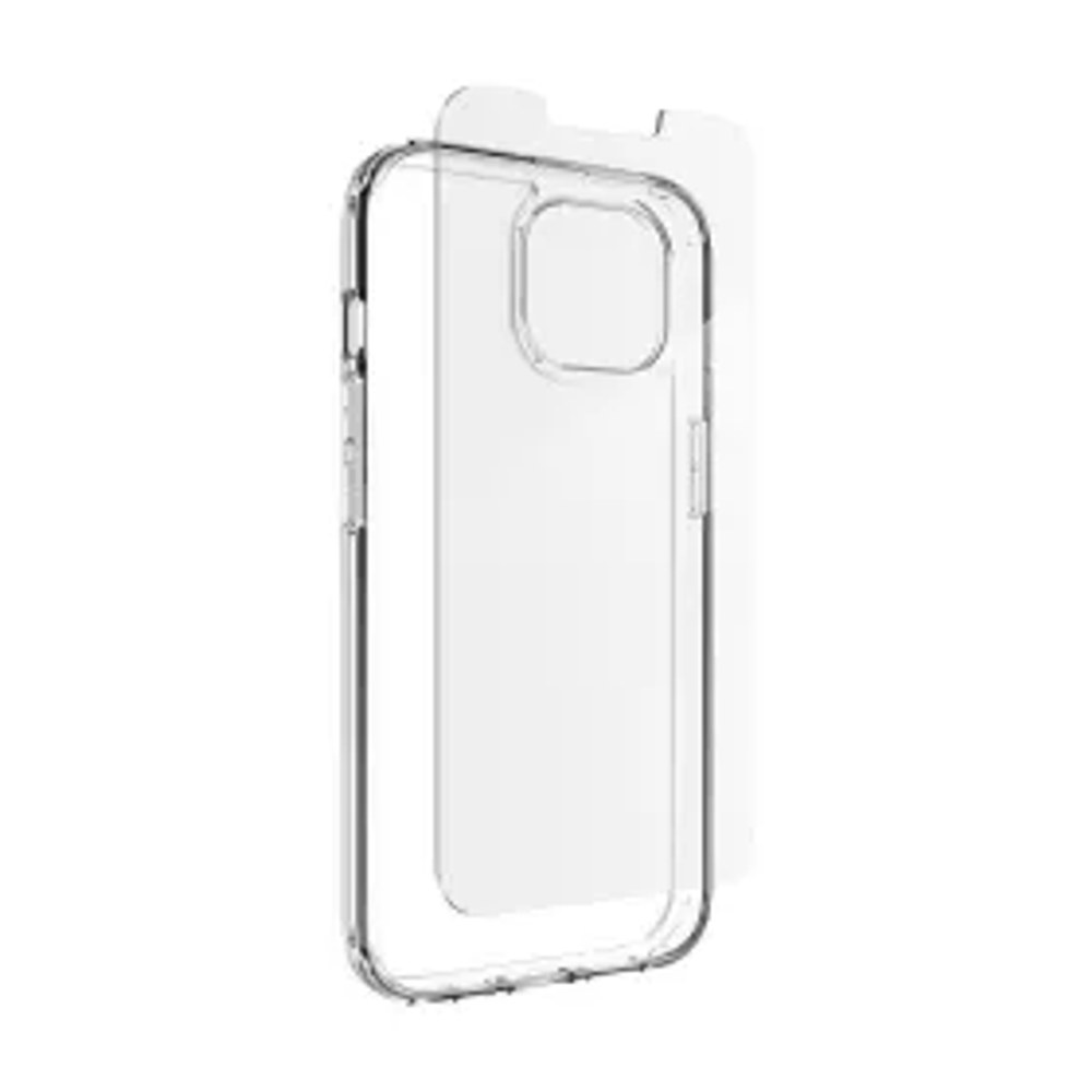 ZAGG set cse + tvrzené sklo IF DEFENCE BUNDLE pro IPHONE 13 / 14 / 15 / 16e čirý