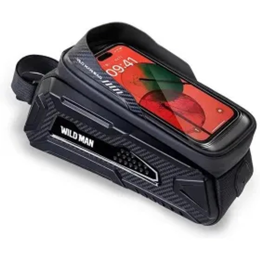 Cestovní brašna WILDMAN na rám kola se zipem 2L (4"- 7") M30 černá