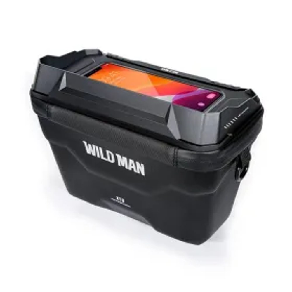 Cestovní taška WILDMAN na řídítka kola se zipem 3L (4"-7") XT8 černá