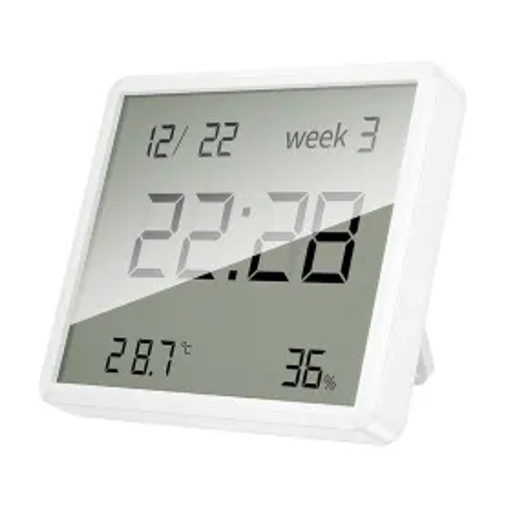 Elektronické hodiny HOCO s vlhkoměrem HX41 bílé