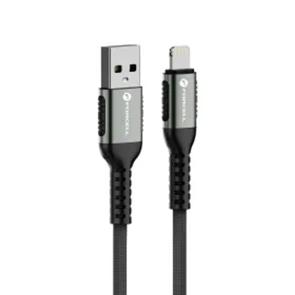 F-ENERGY C257 kabel USB A na Lightning 2,4A 12W Cafule 0,5 m černý