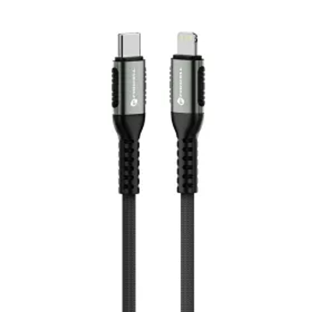 F-ENERGY C259 kabel Type C to Lightning PD 3A 27W Cafule 0,5 m černý