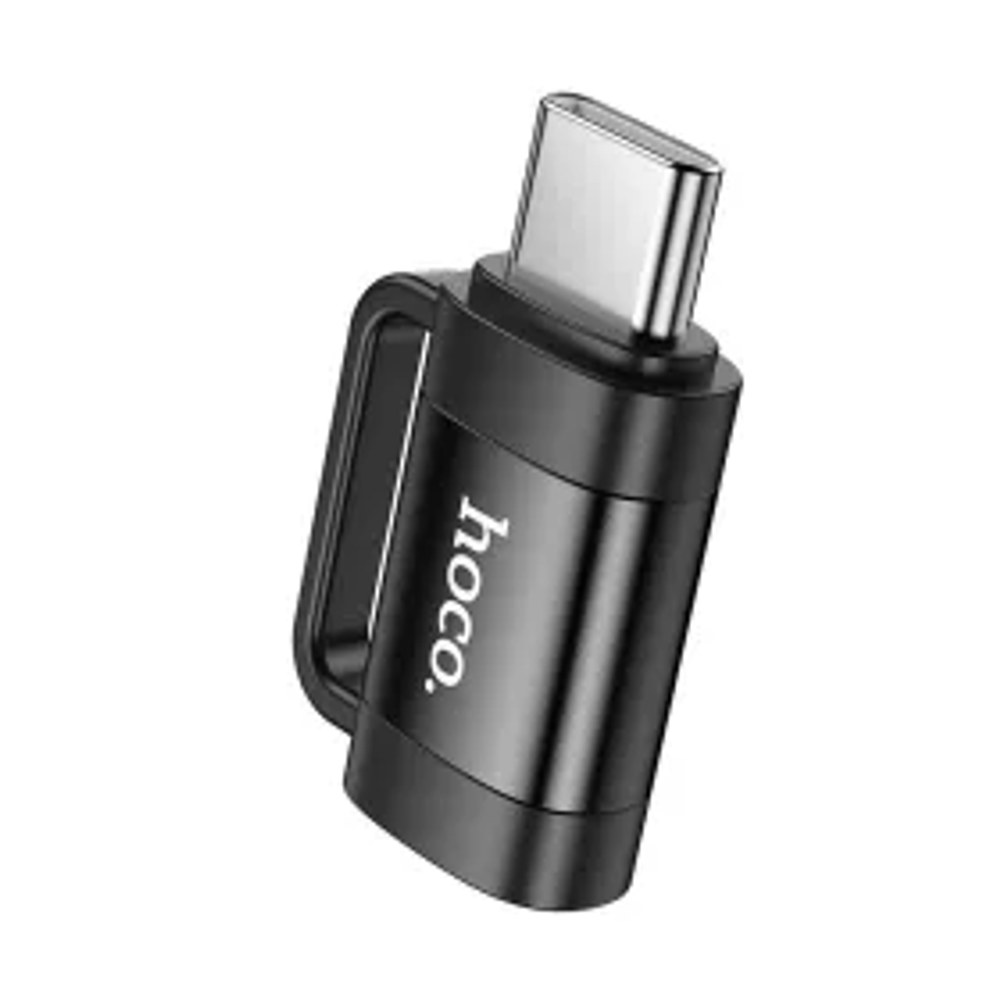 HOCO adaptér OTG Typ C (samec) na Lightning (samice) 3A UA31E black