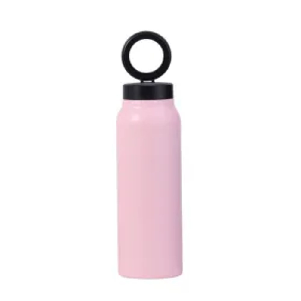 Magnetický držák kompatibilní s MagSafe se 750ml nádobou růžové barvy
