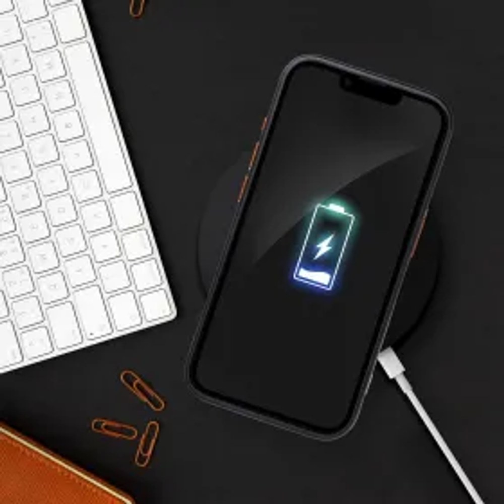 Pouzdro COLOR EDGE MAG COVER kompatibilní s MagSafe pro IPHONE 15 černé zlaté