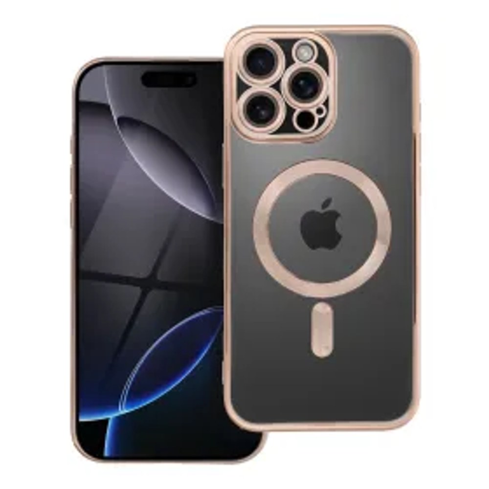 Pouzdro ELECTRO MAG COVER kompatibilní s MagSafe pro IPHONE 16 Pro Max hnědé