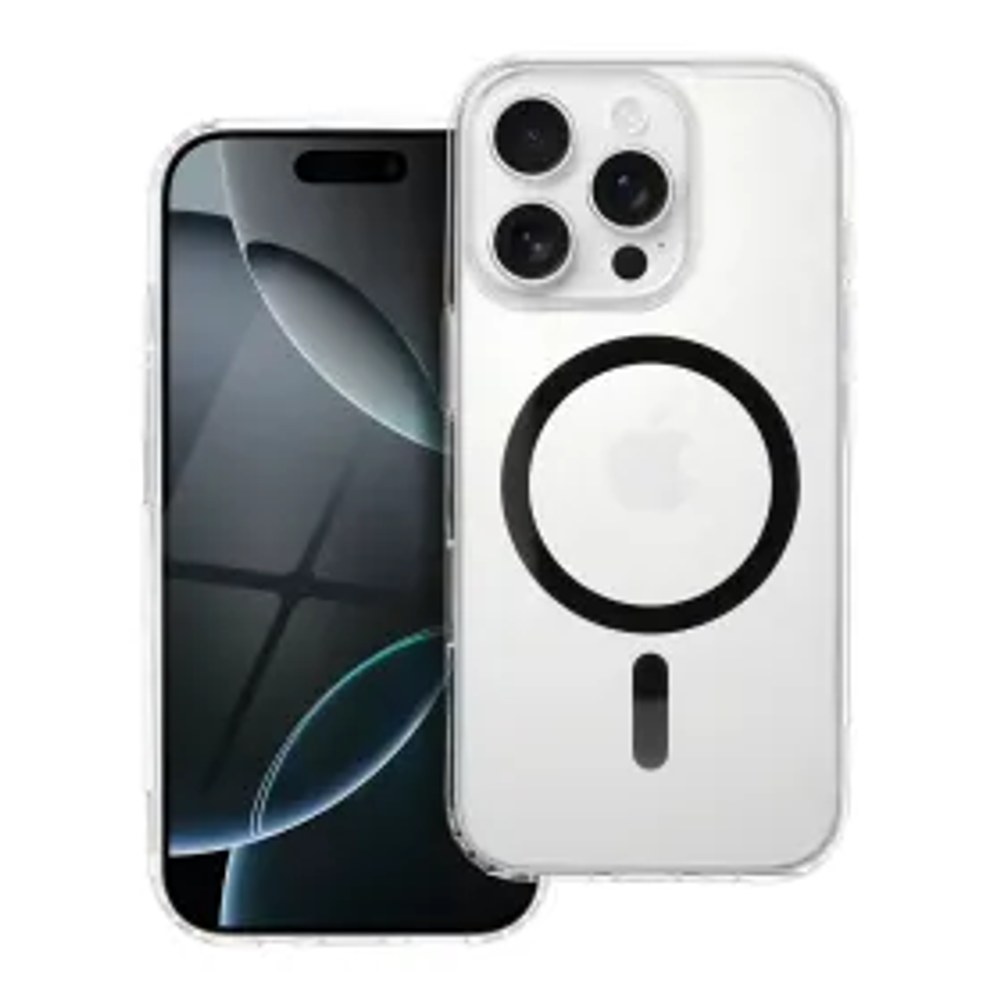 Drop Glue Barevný kroužek Mag Cover kompatibilní s MagSafe pro IPHONE 17 PLUS černý