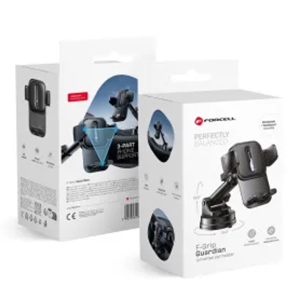 F-GRIP Guardian držák do auta na čelní sklo / palubní desku black