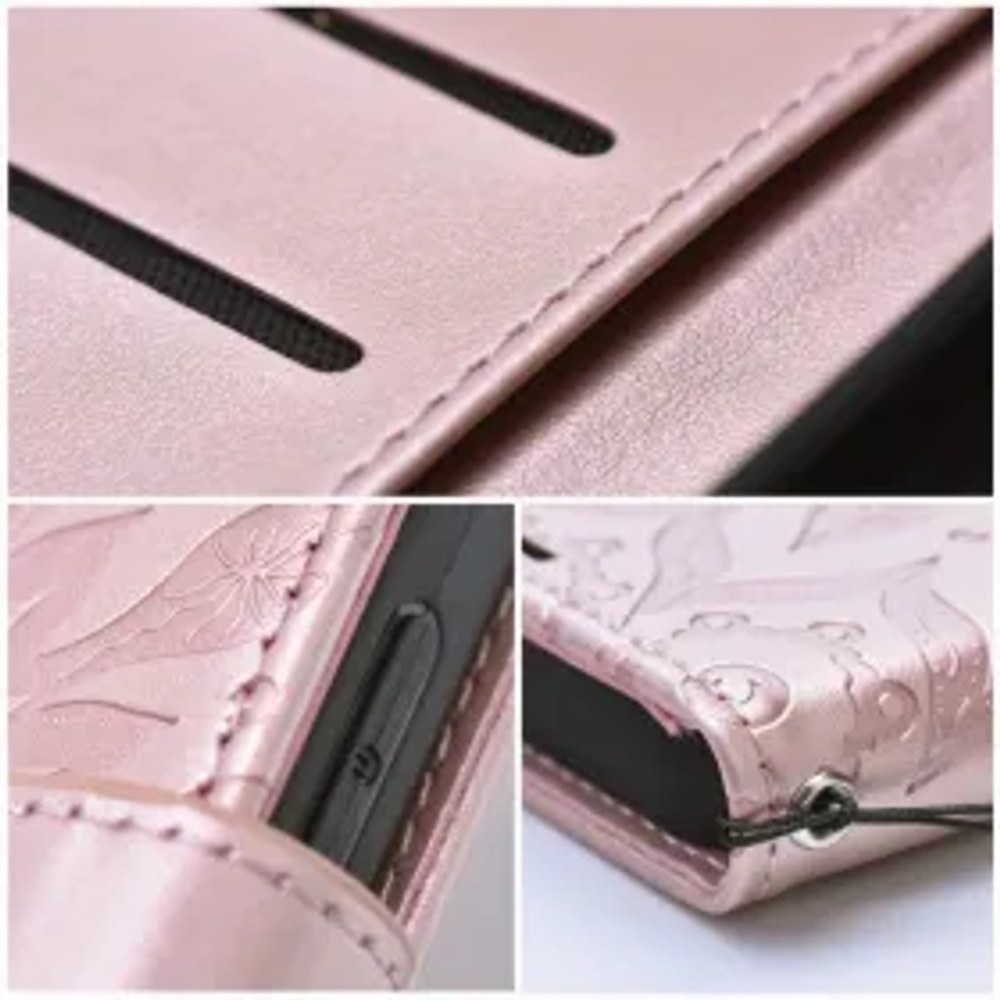MEZZO Pouzdro typu kniha pro IPHONE 12 Mini mandala rose gold