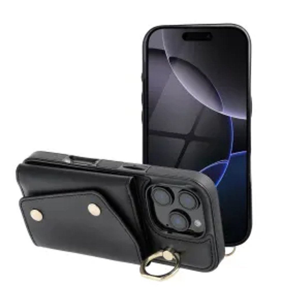 Peněženkové pouzdro WONDER pro IPHONE 12 / 12 PRO černé