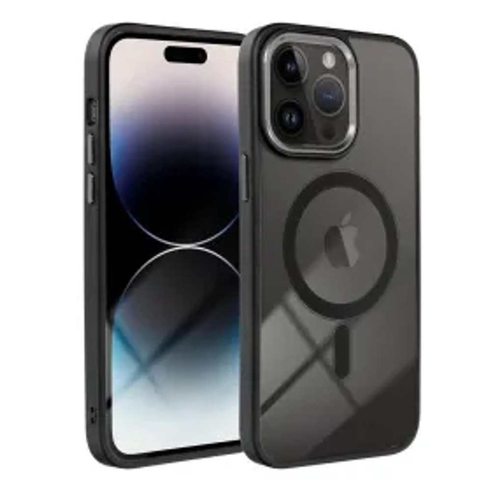 Pouzdro COLOR EDGE MAG COVER kompatibilní s MagSafe pro IPHONE 16e (SE 4 2025) černé