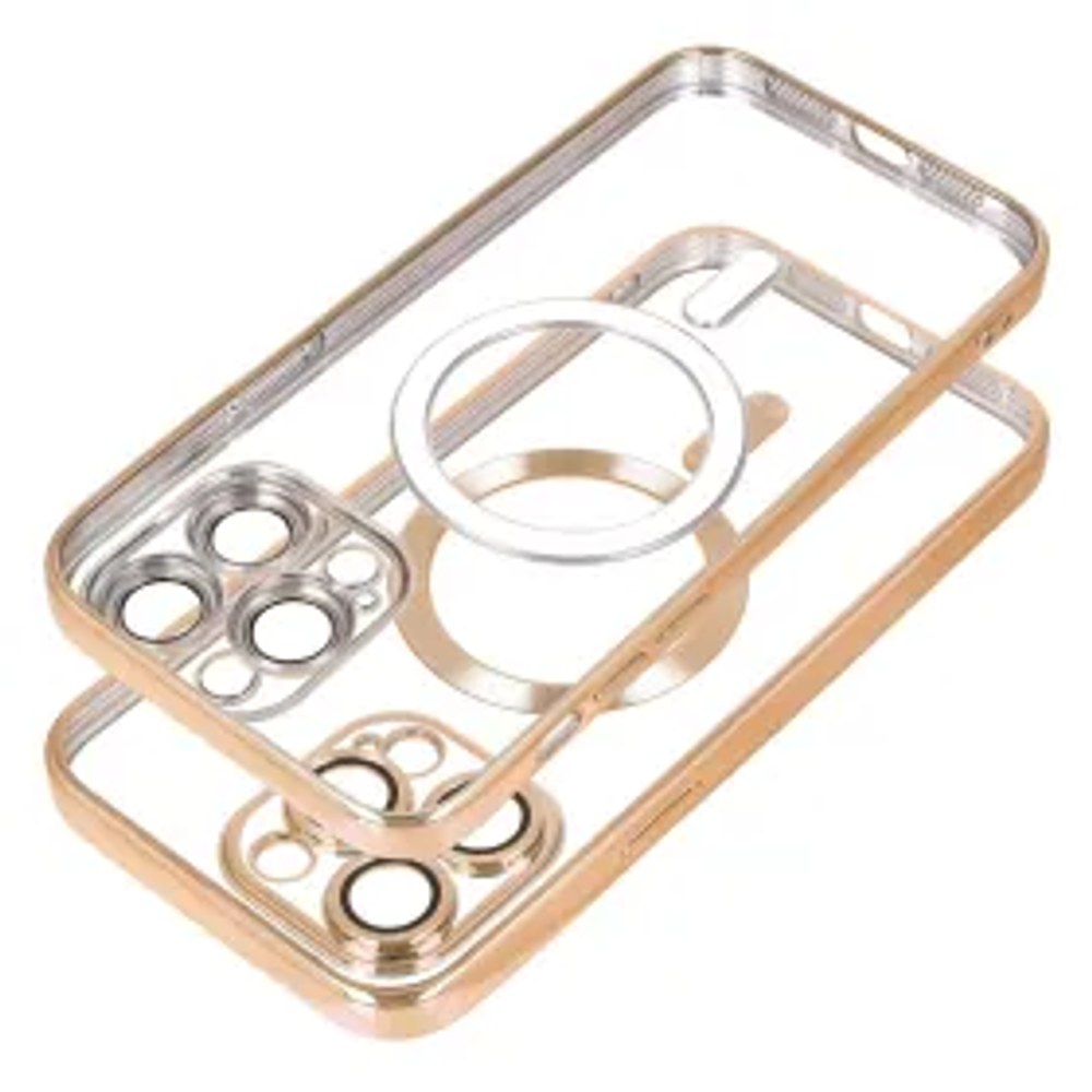 Pouzdro ELECTRO MAG COVER kompatibilní s MagSafe pro IPHONE 17 zlaté