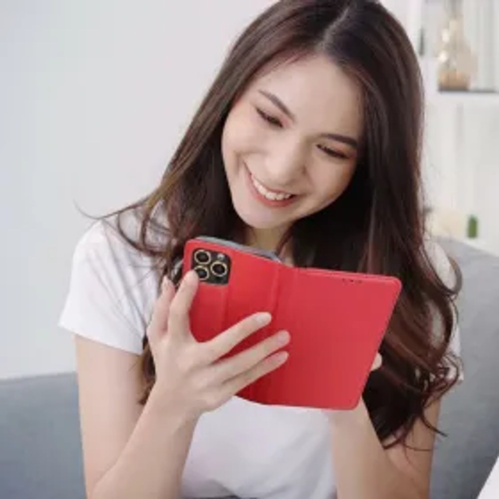 SMART CASE Book pro OPPO A5x červená
