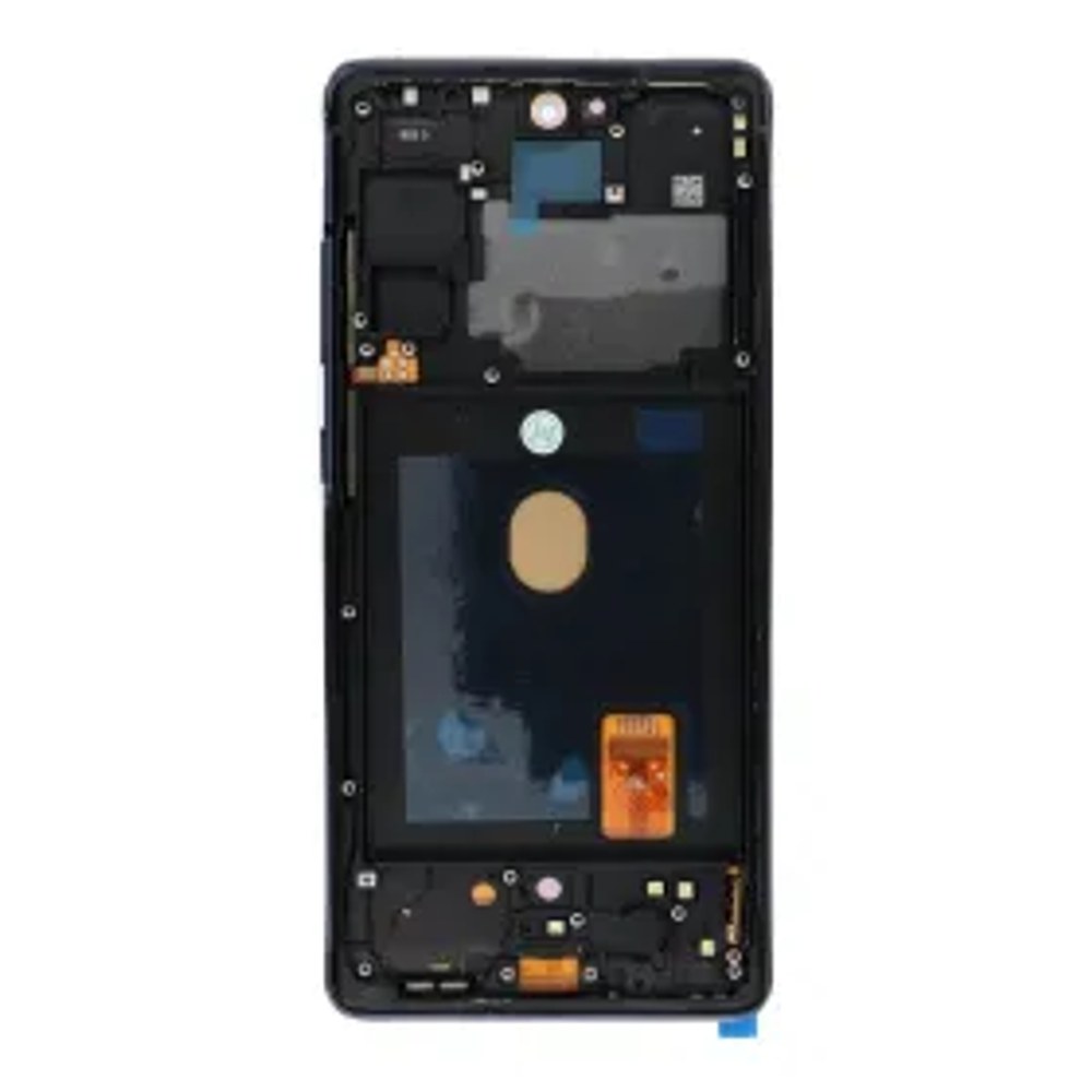 Displej LCD SAMSUNG S20 FE OLED s rámečkem tmavě modrý
