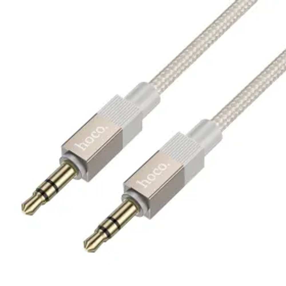 Kabel AUX Jack 3,5 mm (samec) na Jack 3,5 mm (samec) Hoco 1 m UPA32 zlatý