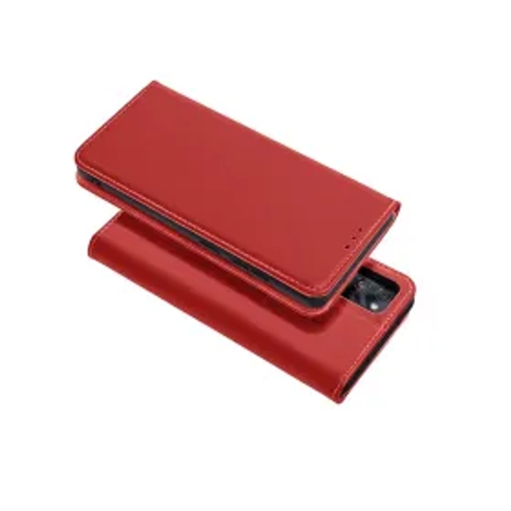 Kožené pouzdro SMART PRO pro IPHONE 17 Pro bordó