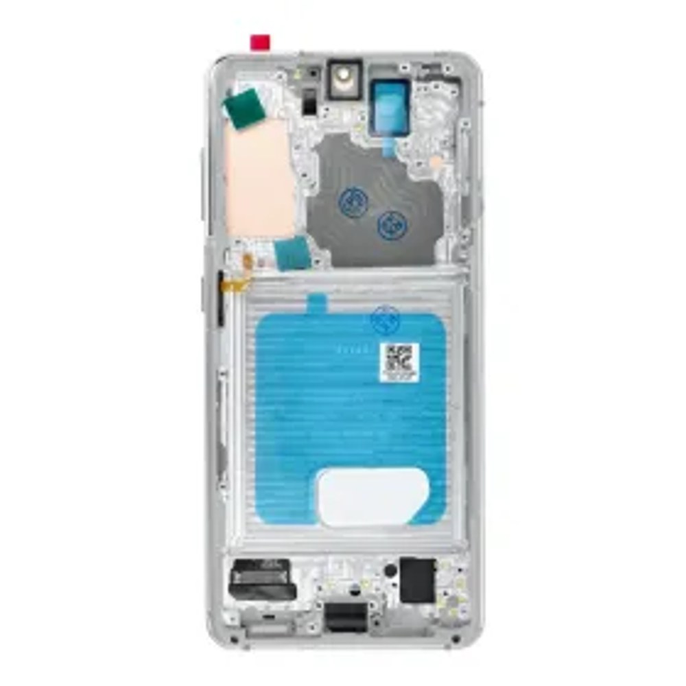 LCD displej pro SAMSUNG S21 5G White SOFT OLED s rámečkem