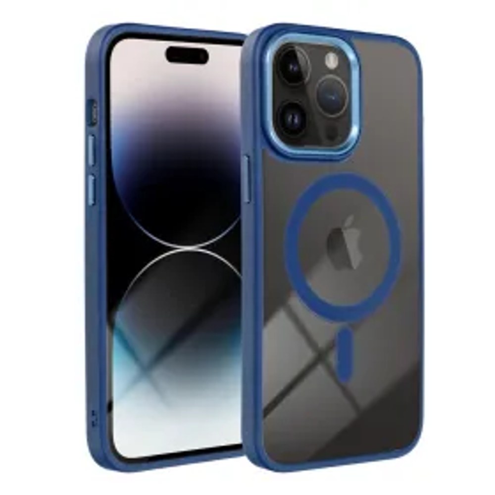 Pouzdro COLOR EDGE MAG COVER kompatibilní s MagSafe pro IPHONE 17 Air navy blue