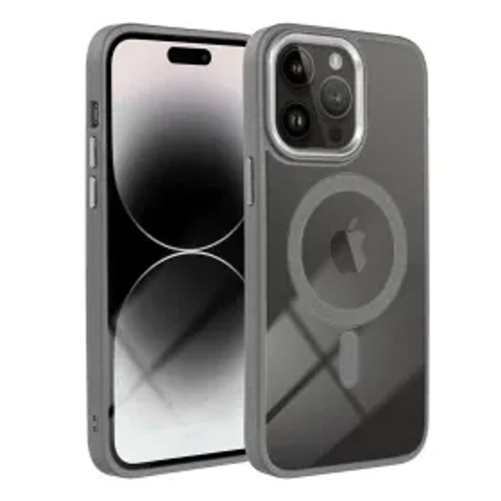 Pouzdro COLOR EDGE MAG COVER kompatibilní s MagSafe pro IPHONE 17 Air titanově šedé
