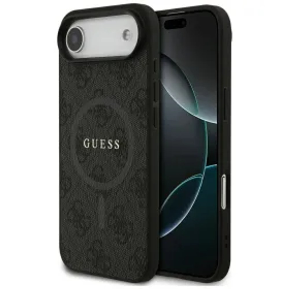 Pouzdro GUESS pro IPHONE 17 Air kompatibilní s MagSafe GUHMP17MG4GFRK (PU 4G Ring Classic Logo) černé
