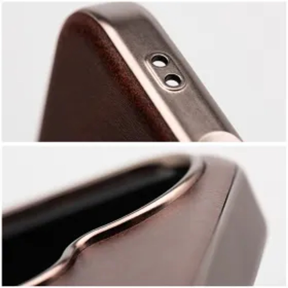 GENTLEMAN MAG COVER Pouzdro kompatibilní s MagSafe pro SAMSUNG S25 FE hnědé