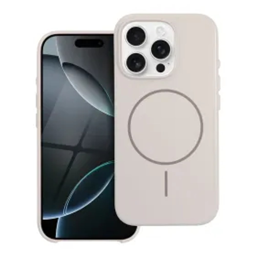 Lesklý kryt kompatibilní s MagSafe pro IPHONE 17 PRO bílý