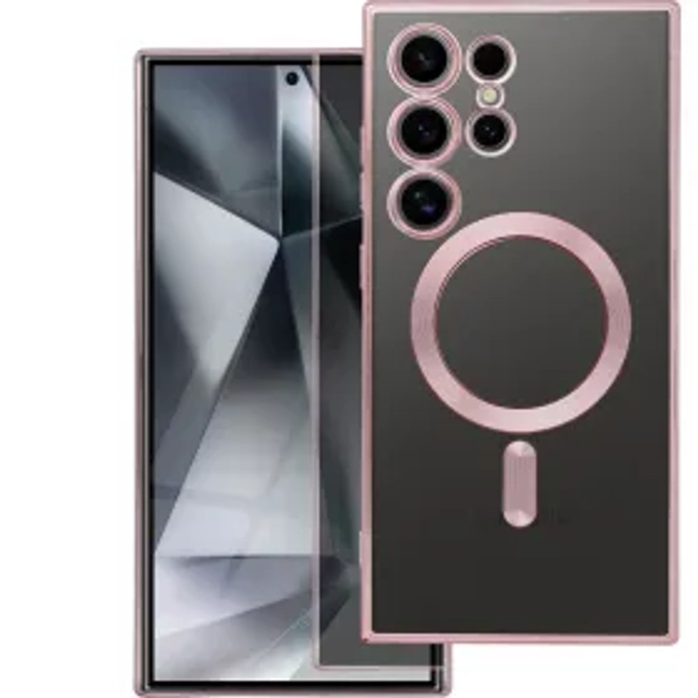 Pouzdro ELECTRO MAG COVER kompatibilní s MagSafe pro SAMSUNG S25 FE rose gold