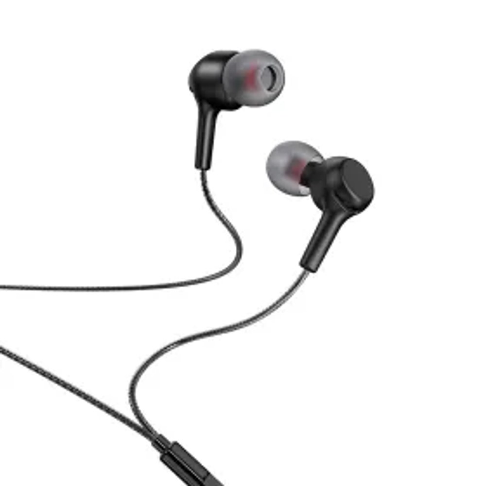 Drátová sluchátka HOCO Jack 3,5 mm s mikrofonem M78 černá