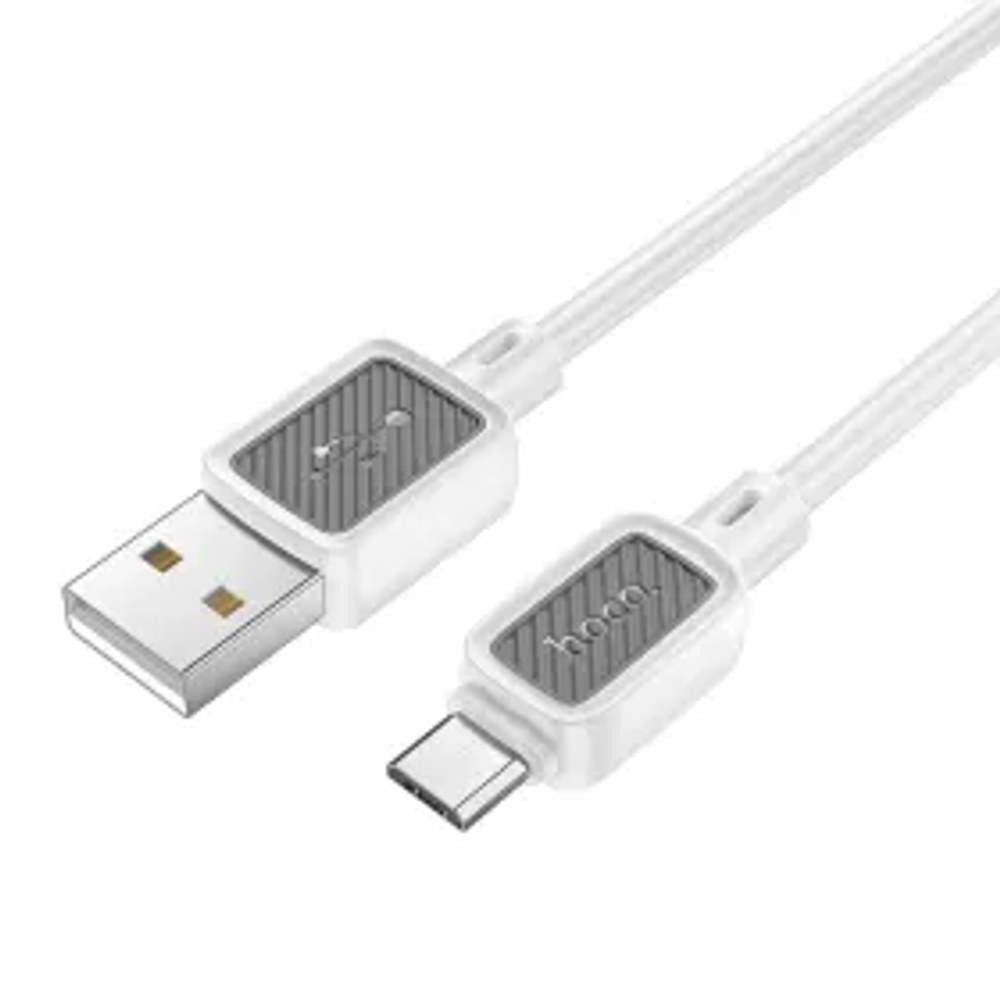 HOCO kabel USB A na Micro USB 2,4A X108 1 m bílý