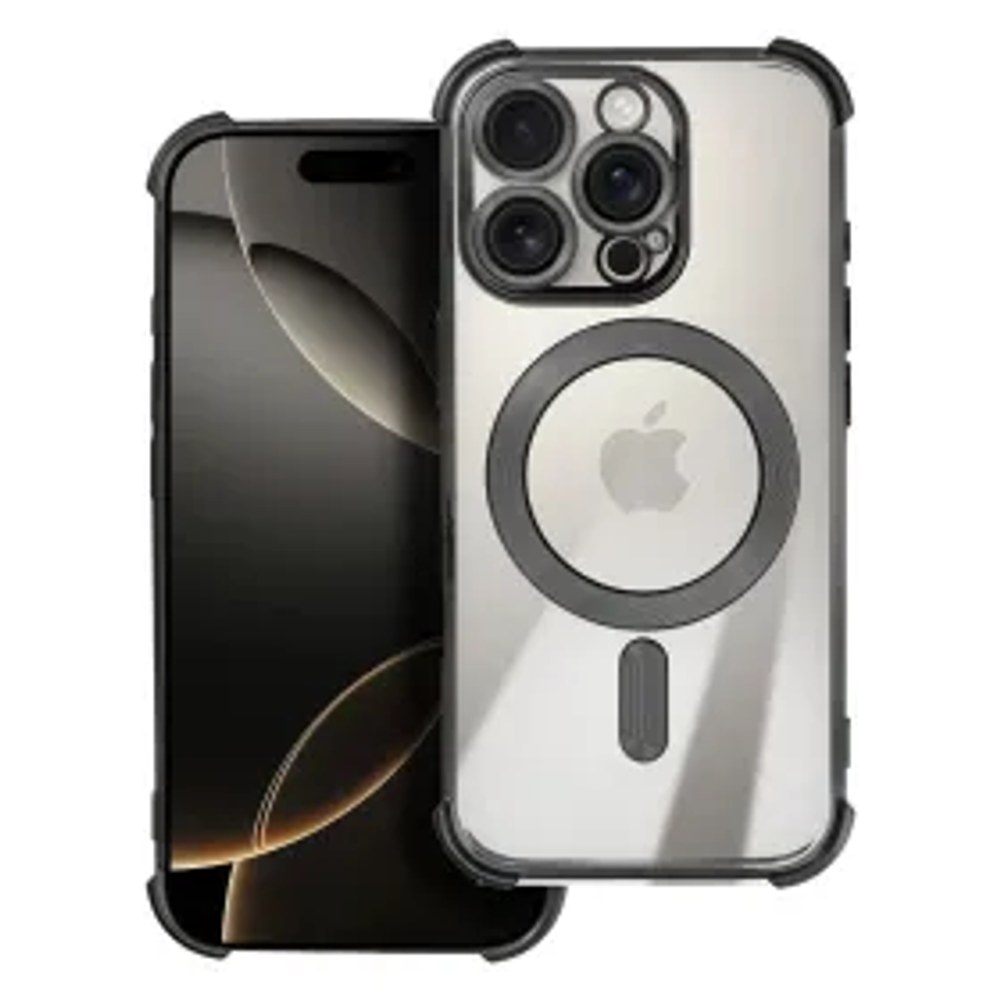 Pouzdro ANTISHOCK ELECTRO pro IPHONE 17 Air kompatibilní s MagSafe černé