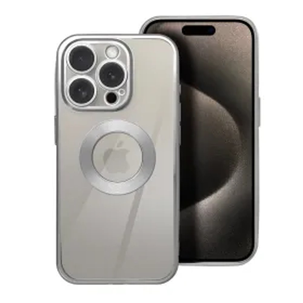Pouzdro GLAM pro IPHONE 17 Pro Max stříbrné