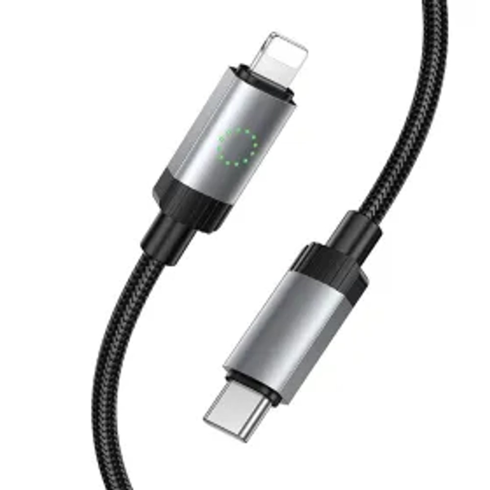Kabel USB C na Lightning Hoco PD 27W 1 m X117 černý