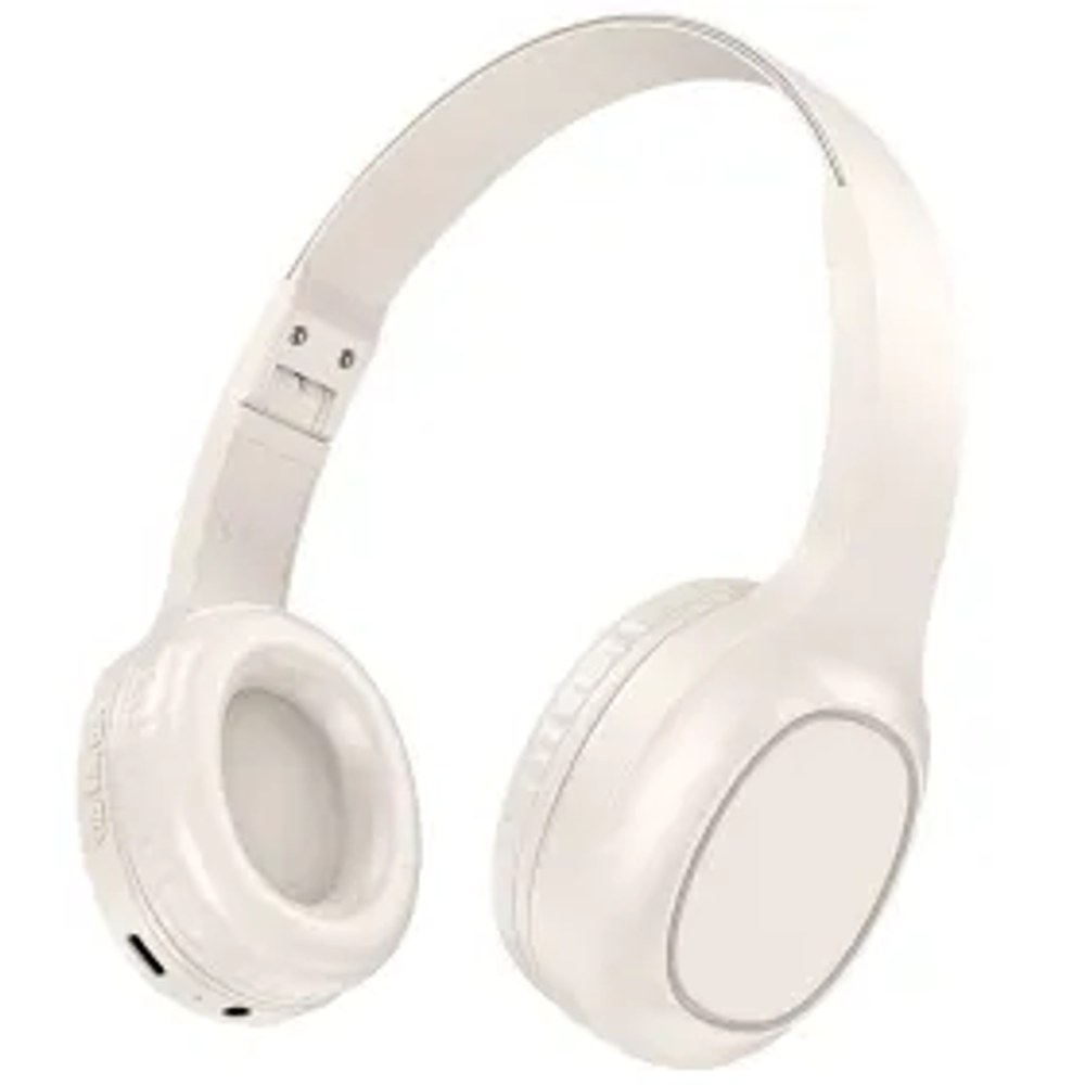 Bezdrátová sluchátka HOCO bluetooth W46 mléčně bílá