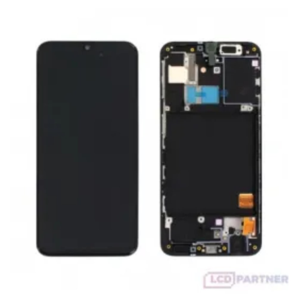 Samsung Galaxy A31 (SM-A315F) LCD + dotyková deska + přední kryt black - originál