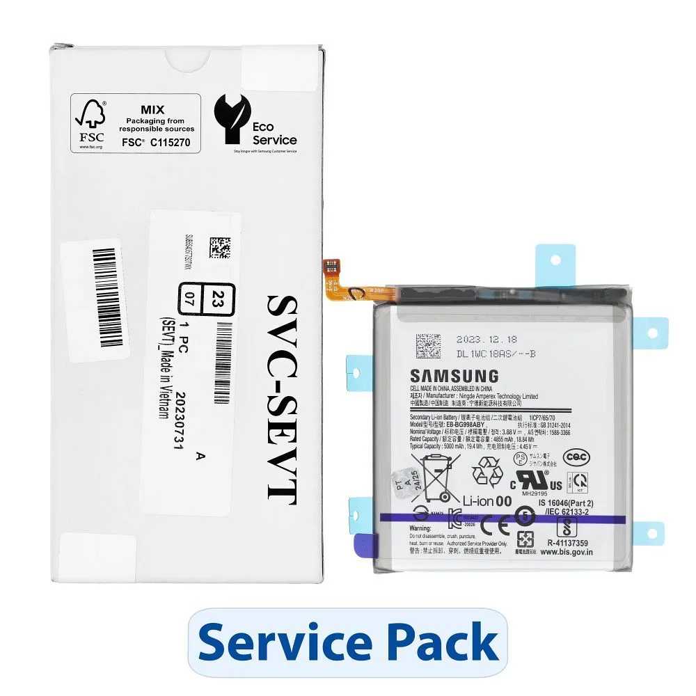 Baterie ServicePack EB-BG998ABY pro SAMSUNG S21 Ultra 5G G998B GH82-24592A
