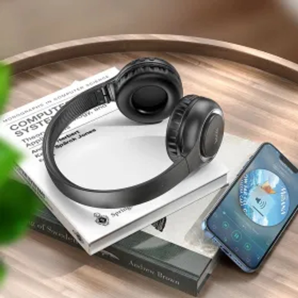 HOCO bezdrátová sluchátka bluetooth W41 černá