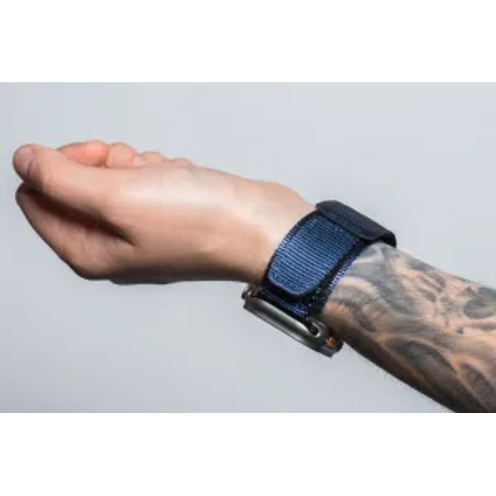 F-DESIGN FA05 nylonový řemínek pro APPLE Watch 42 / 44 / 45 / 49 mm modrý