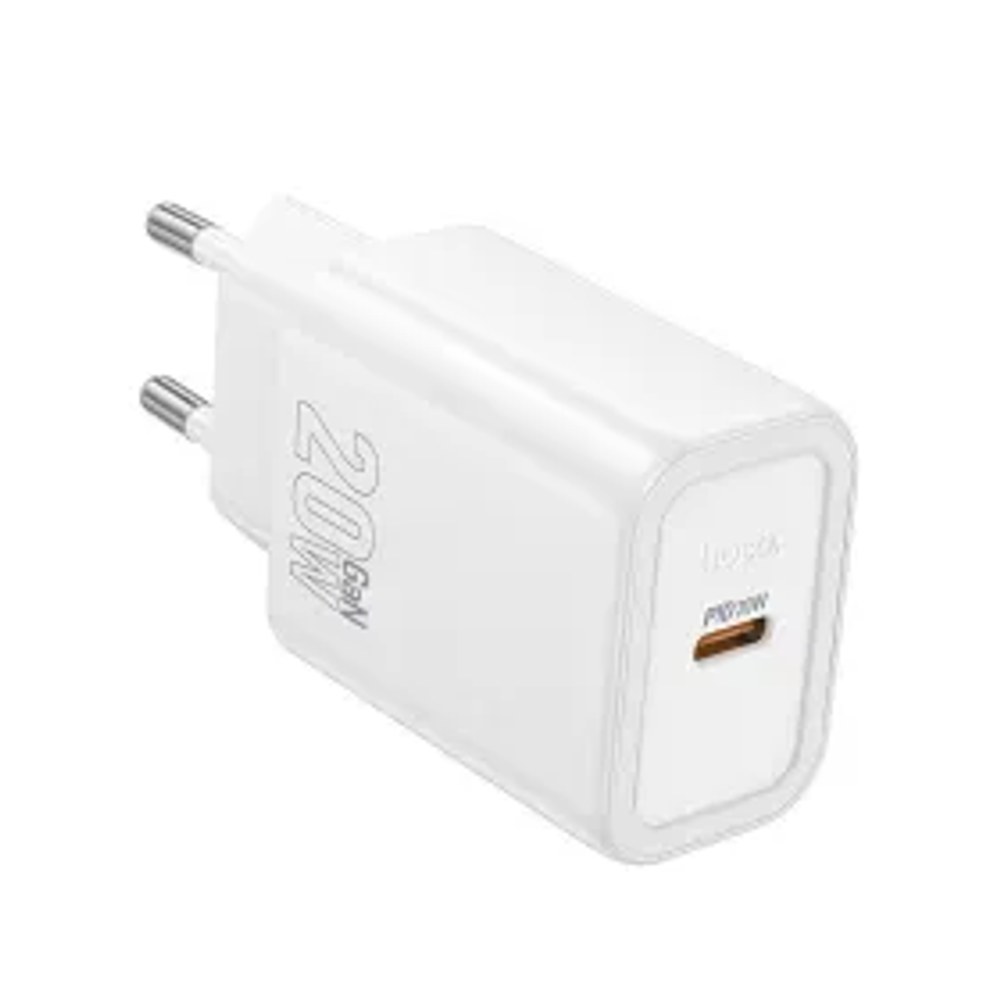 Nástěnná nabíječka HOCO Type C PD QC 20W N60 bílá
